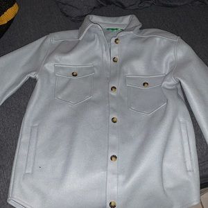 light blue coat